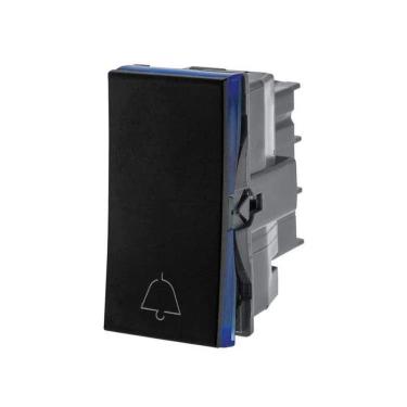 Imagem de Pulsador Campainha 2a 250v B.automatico 1m Preta 611012pt