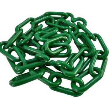 Imagem de 15 mts Corrente Plastica Elo Tamanho G Calha Chuva Isolamento Decoraçã