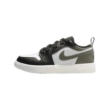 Imagem de Nike Tênis infantil Air Jordan 1 Low Alt, Preto/Branco-Médio Olive-Sail, 15