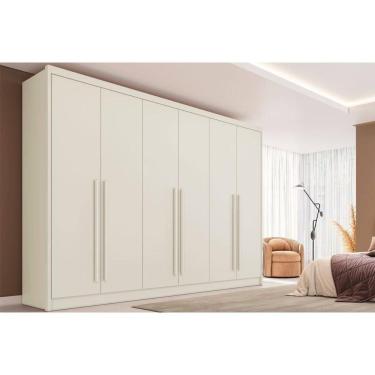 Imagem de Guarda Roupa Casal 6 Portas E 6 Gavetas Valencia Off White - Europa