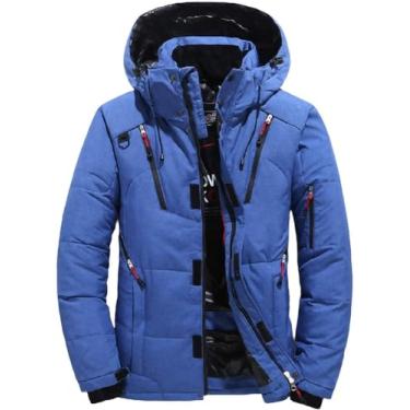 Imagem de Jaqueta De Inverno Para Homens Jaqueta De Esqui Impermeável Parka Jaqueta De Trabalho Ao Ar Livre Com Capuz Removível Para Acampamento De Inverno Viajando E Caminhando, D, 3XL