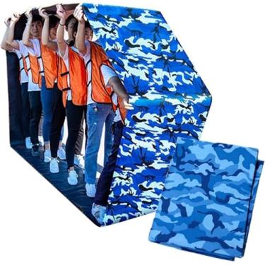 Imagem de Tapete De Corrida De Jogo De Trabalho Em Equipe Para Adultos, Tapete De Corrida De Jogo De Competição De Grupo De Carnaval Ao Ar Livre, 5 Cores, Blue, Adult-6M/20FT