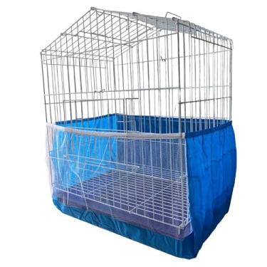 Imagem de Forro Capa Fundo Gaiola de Calopsita Capa Anti Sujeira(Azul)