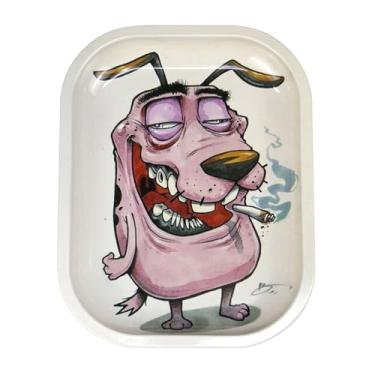 Imagem de Bandeja de metal premium com design - tamanho perfeito para casa ou acessórios de viagem