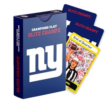 Imagem de Blitz Champz | Football Card Game (Ages 7+) | Fun Family Game | Party Game | Gifts for Football Fans | Card Game for Kids | Card Game for Adults (New York Giants)