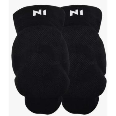 Imagem de Joelheira Com Proteção Vôlei Preto N1 Tamanho P