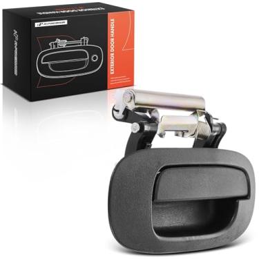 Imagem de A-Premium Maçaneta externa do lado do passageiro traseiro direito compatível com Dodge Durango 1998-2002, Dakota 2000-2001, preto texturizado