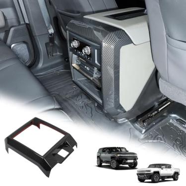 Imagem de Tampa de acabamento antichute para saída de ventilação de ar condicionado traseiro para 2024 2025+ Hummer EV SUV/acessórios de captador protetor de capa decorativa de painel antisujidade inferior de