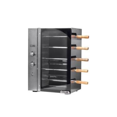 Imagem de Churrasqueira Elétrica Rotativa Stelar de 5 Espetos 220V