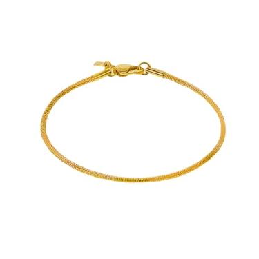 Imagem de OCTO Pulseira masculina - Pulseira de corrente masculina prata e joia de aço inoxidável para todas as ocasiões - Acessórios para homens - À prova d'água à prova de suor, sem manchas para o dia a dia