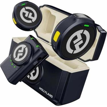 Imagem de Microfone Lapela Hollyland Lark M2 Wireless para Câmeras  alcance 1000