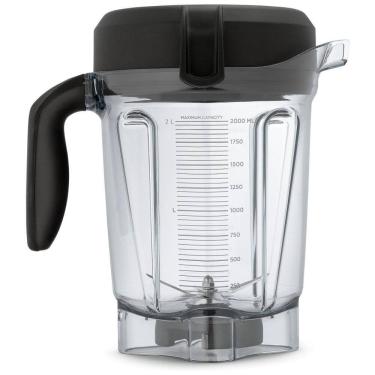 Imagem de Copo, Jarra de Reposição para Liquidificador 1.8L para Modelo 5300, VITAMIX 060904, Preto