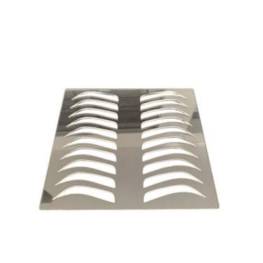 Imagem de Régua Molde Transferidor de Sobrancelhas 15cm x 17cm - Acessório para 
