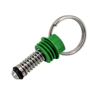 Imagem de Nova válvula de alívio de pressão para tampa de barril Cornelius Ball-Lock de aço inoxidável, válvula de segurança, equipamento de autoinfusão, válvula redutora de pressão para infusão(GREEN-65psi)