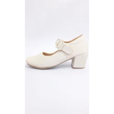 Imagem de Sandália boneca Mary Jane de salto grosso feminino - LG Camilla Calçad