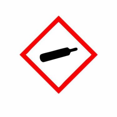 Imagem de Etiqueta química de risco GHS 56 unidades/lote para cilindro de gás de