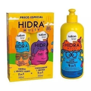Imagem de Kit Hidra Multy Kids Shampoo + Condicionador + Creme - Salon Line, Rot