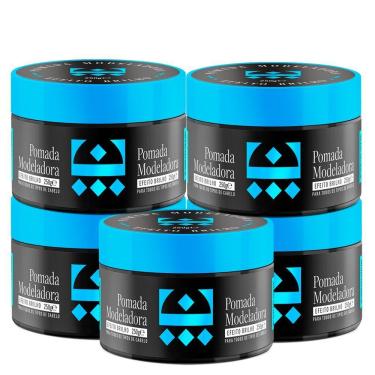Imagem de Kit 5 Pomada Para Cabelo Efeito Brilho Embaixador 250G