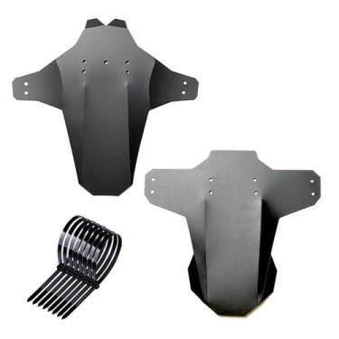 Imagem de Kit de Paralamas para Bicicleta Dianteiro e Traseiro MTB Enduro DH Urb