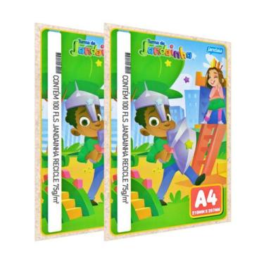 Imagem de Papel Sulfite A4 75g Reciclado Jandaia com 200 folhas
