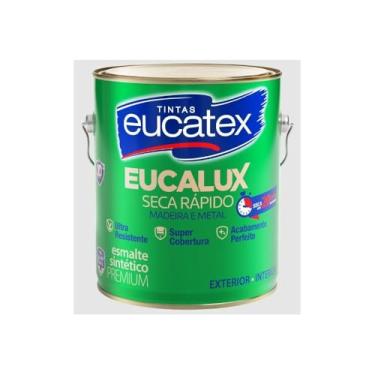 Imagem de TINTA ESMALTE EUCATEX BRILHANTE EUCALUX PRETO 3,6 LTS