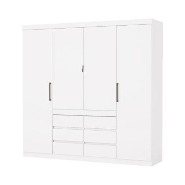 Imagem de Guarda Roupa Imperio 6 Gavetas Sem Espelho Carioca Moveis Branco