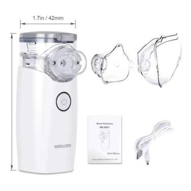 Imagem de Aparelho De Inalação Silencioso Portátil Sem Fio Ultrasonico - MontSer
