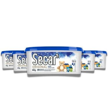 Imagem de Kit 5 Secar Anti Mofo Original 80g Desumidificador