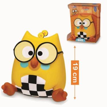 Imagem de Boneco cofrinho de moedas infantil biel bubu e as corujinhas brinquedo