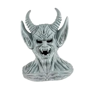 Imagem de oshhni Máscara de cabeça de Halloween EVA Adereços de fantasia Máscara de diabo de Halloween para cosplay de festival