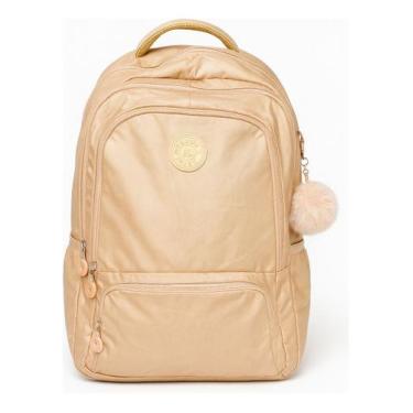 Imagem de Mochila Bolsa Feminina Tactel Leve Impermeável e Confortável para Trab