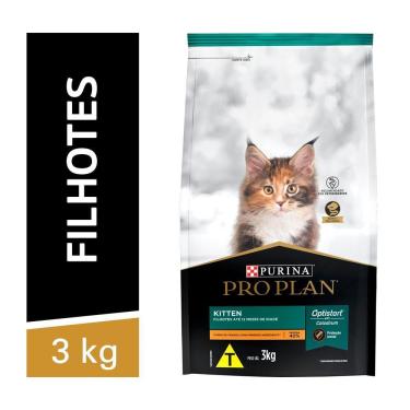 Imagem de Ração Pro Plan Gatos Filhotes Frango 3kg