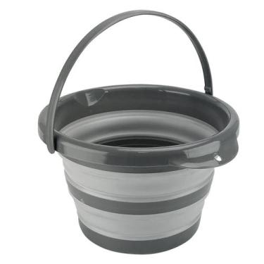 Imagem de Balde Retrátil Compacto Encolher 8 Litros Com Alça - Livon