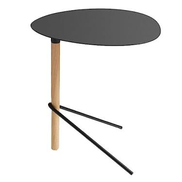 Imagem de ZABEES Pequena mesa de centro estudo nórdico quarto cabeceira armazenamento lateral sofá casa arte ferro simples mesas de centro mesa escritório trabalho