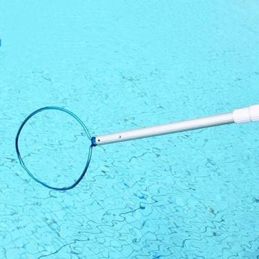 Imagem de XIVUIFOI Poltrona de salva-vidas para piscina, parque aquático, poste telescópico, postes de emergência/gancho de segurança comercial, para nadadores que se afogam (comprimento 5 m)