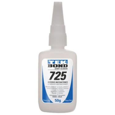 Imagem de Kit 4 Cola Adesivo Instantânio 725 Tek Bond - TEKBOND, 50g