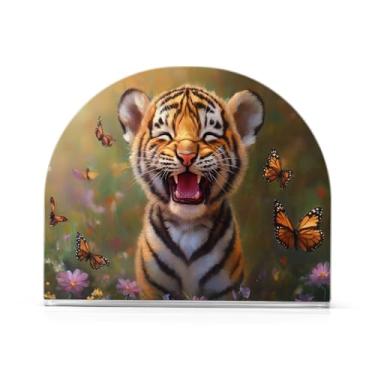 Imagem de xigua Porta-guardanapos fofos de tigres e borboletas para mesas - Porta-guardanapos para cozinha, porta-guardanapos de mesa, porta-guardanapos de coquetel, porta-guardanapos de papel275