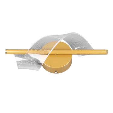 Imagem de aqxreight 18W Espiral Moderna LED Arandela de Parede Interna Iluminação Acrílico Lâmpada de Parede LED Interna Lâmpada de Cabeceira de Corredor Ondulada para Quarto Sala de Estar Corredor Hotel Luz