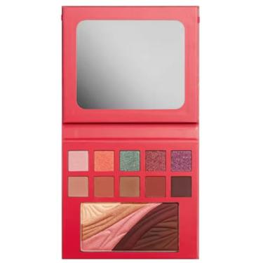 Imagem de Paleta de Maquiagem Multifuncional Dose de Cor, 10 Sombras com Alta Pigmentação, Acabamentos Mate Brilho e Cintilante, com Espelho, 12g