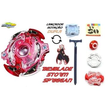 Imagem de Beyblade Burst Metals C/Lançador God Spriggan Shu Beyblader - TD