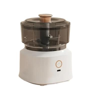 Imagem de Picador de Alho e Temperos Elétrico 250ml Mini Processador com Lâminas de Aço Inoxidável(Branco)