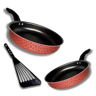 Imagem de Kit Frigideira 18 E 20 Funda Rotoprint Antiaderente Espátula