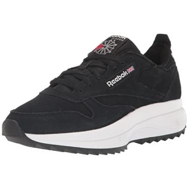 Imagem de Reebok Tênis feminino clássico de couro Sp Extra, Core Black/Vector Blue/Vector Red, 37