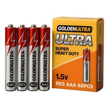 Imagem de Pilhas Aaa Palito Golden Ultra Caixa Super Hyper 60 Unidades - Goldenu
