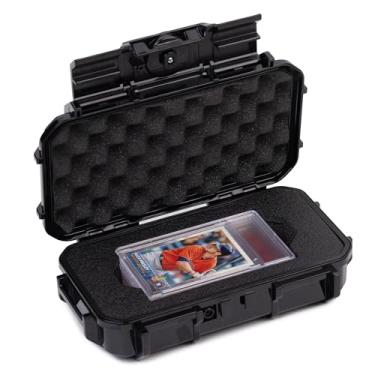 Imagem de Evergreen Collector Cases - Trading Card Storage - 5 Graded or Magnetic Slab Compatible with PSA BGS SGC Baseball Basketball YuGiOh (Black)