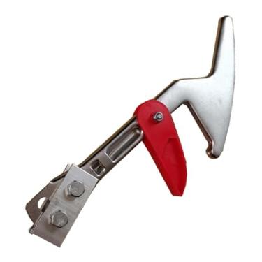 Imagem de Generic Trava de degrau para escada extensível, peça para escada de fibra de vidro tipo a, acessório profissional, gancho de mola reforçado e ampliado em, Parafuso Direito de 4.5 Cm