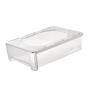 Imagem de KiBcsLic Organizador de gaveta para debaixo da mesa, sem necessidade de furar, bandeja retrátil que economiza espaço, ideal para guardar lápis, materiais de, L