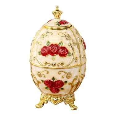 Imagem de KiBcsLic Organizador automático de porta-palitos à prova de poeira, escultura decorativa para casa, ornamento de mesa, estojo para palitos para sala de jantar, Branco E Vermelho