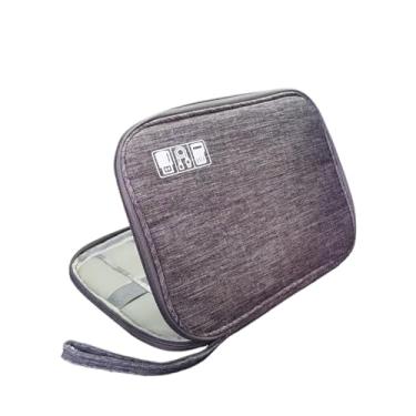 Imagem de SOMKB Caixa de relógio para Apple Watch, capa de dados, cabo de viagem, relógio inteligente, bolsa de armazenamento, caixa organizadora de relógios, 24.5x8x2.5cm, Ágata