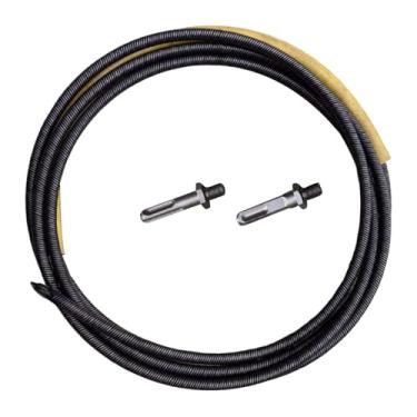 Imagem de WeiLaiKeQi Desentupidor de ralos, ferramenta multifuncional para limpeza de entupimentos, tipo cobra, para banheiras, banheiros e vasos sanitários, 4m